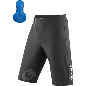 Gonso - Sitivo - Fietsshort - Zwart - 86% Polyester, 14% Elastaan