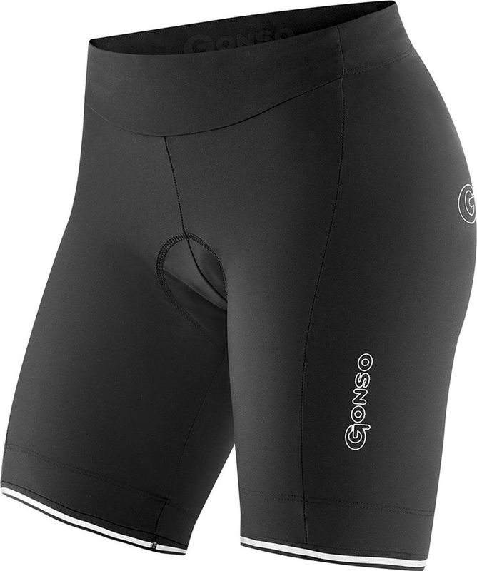 Gonso - SITIVO W - Dames Fietsbroek - Zwart - Innovatief Zitkussenconcept
