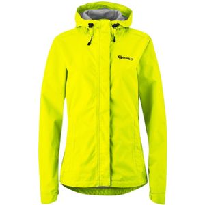 Dames - Regenjack - Neongeel - 100% Polyester - Wind- en Waterdicht