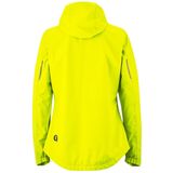 Dames - Regenjack - Neongeel - 100% Polyester - Wind- en Waterdicht