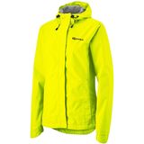 Dames - Regenjack - Neongeel - 100% Polyester - Wind- en Waterdicht