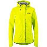 Dames - Regenjack - Neongeel - 100% Polyester - Wind- en Waterdicht