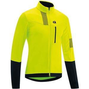 Gonso - Valaff - Herenjas - Safety Yellow/Black - Winddicht en Waterafstotend