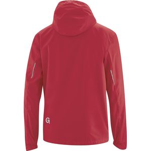 Heren - Regenjack - Steenrood - 100% Polyester - Wind- en Waterdicht