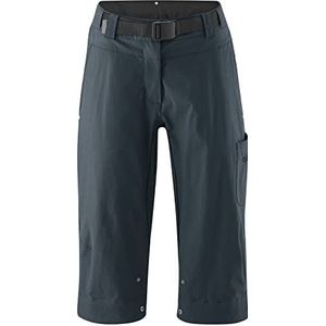 Gonso - Ruth - Fietsbroek - Antraciet - Dames 3/4 met Zitkussen