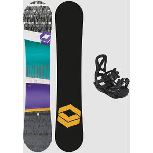 FTWO Union 130 + Junior M Black 2023 Snowboard set