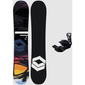 FTWO Reverse 152 + Sonic Pro ; Black 2023 Snowboard set