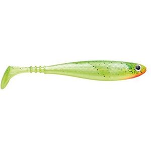Jackson Rubberen vis snoekbaars vissen aas Profi - Zanderbait 12cm Hot Chartreuse. Visaas Shad. Rubber snoekbaars. Rubber aas Softbait. 1 stuk