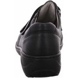 Waldläufer - Lage Schoenen - Dames - Zwart - Glad Leer - Klittenbandsluiting