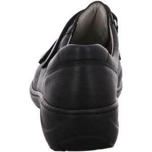 Waldläufer - Instapper - Zwart - Leer - Klittenband