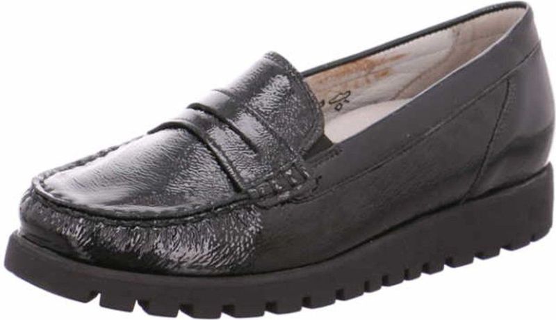 Waldlaufer - 549002 H-Hegli - Instappers - Zwart - Lac - Rubber Zool