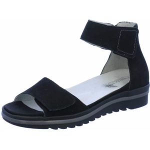 Waldlaufer - 351005-H-Hakura - Sandalen - Zwart - Nubuck - Wijdte H