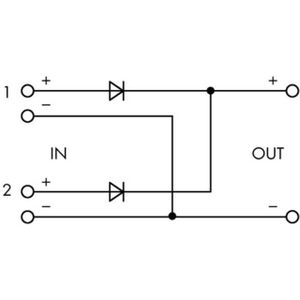 WAGO 787-886 DIN-rail redundantie module 40 A