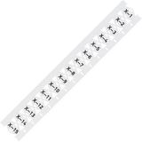 WAGO 211-835 211-835 Kabelmarkeringssysteem Markeringsvlak: 25 x 10 mm Wit Aantal markeringen: 500 500 stuk(s)