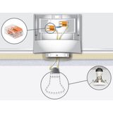 Wago 221-413 Lasklem - 3-polig - 4 Mm - Transparant-oranje - Hersluitbaar - 50 St