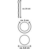 Mr Cock - Extreme Line - Fucking Even Deeper - Penisplug - RVS - Zilver - 24cm