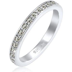 Elli - Glamourös Funkelnd Kristalle 925 Silber Ringe 1 ct Damen (49.89 € / 1 ct)