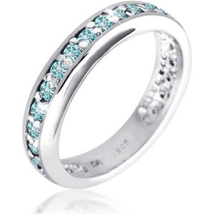 Elli Fingerring Memoire Kristalle 925 Silber
