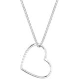 Elli - Halsketting - Hart Hanger - Zilver - 925 Sterling Zilver