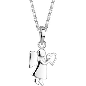 Elli Dames Sieraden Ketting, Met Hanger Engel, 45 cm, Zilver 925