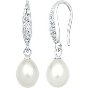 Elli - Damesoorbellen - 925 Sterling Zilver - Zirkonia