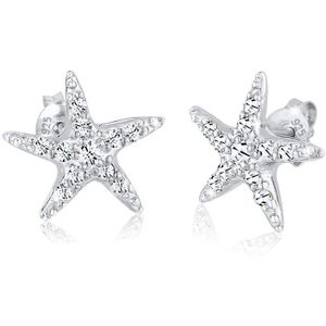 Elli Oorbellen 925 Sterling Zilver Zeester Kristal