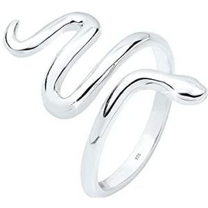 Elli - Ring - 925 Sterling Zilver - Slang met Lus - Facetgeslepen