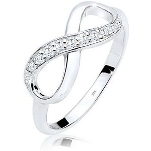 Elli - Infinity Zirkonia Eye Catcher 925 Sterling Silber Ringe 1 ct Damen (49.99 € / 1 ct)