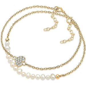 Elli - Herz Layer Kristalle Cute 925 Silber Armbänder & Armreife 1 ct Damen (69.99 € / 1 ct)