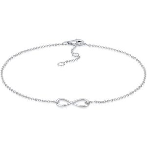 Elli Voetsieraad Infinity 925 sterling zilver, 250, Facetgeslepen, Zonder