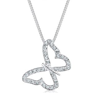 Elli - Schmetterling Kristalle 925 Silber Ketten 1 ct Damen (50.99 € / 1 ct)