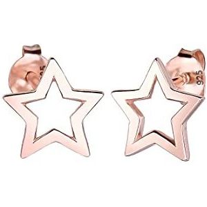 Elli - Oorbellen - 925 Sterling Zilver - Ster Cut-out - Astrolook - Basic Trend