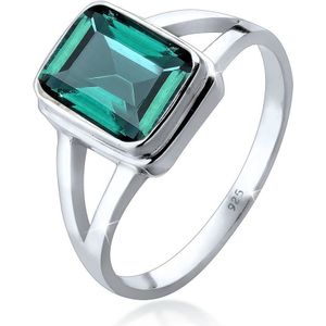 Elli - Elli Ring Solitär Quarz Grün 925 Silber Neuheit Ringe 1 ct Damen (59.99 € / 1 ct)