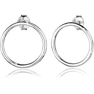 Elli - Geo Trend - Oorbellen - 925 Sterling Zilver - Minimalistisch - Filigraan