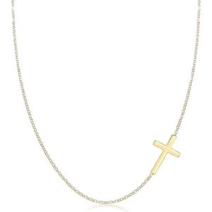 Elli - Trend Kreuz Symbol Glaube Religion 925er Silber Ketten 1 ct Damen (42.4 € / 1 ct)