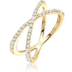 Elli - Wikkelring - Zirkonia - 925 Sterling Zilver - Handgemaakt