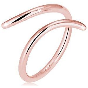 Elli - Facet Gesneden - Ring - Roségoud Verguld - 925 Sterling Zilver