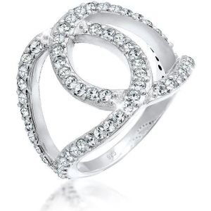 Elli - Ring - Zilver - 925 Sterling Zilver - Swarovski Kristallen