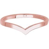 Elli - Damesring V Geo Stacking - Rosé Verguld - 925 Sterling Zilver