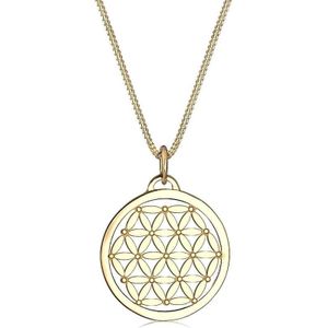 Elli - Elli Naszyjnik Lebensblume 925 Sterling Silber Ketten 1 ct Damen (69.99 € / 1 ct)