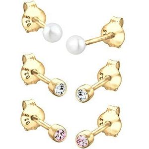 Elli - Damesoorbellen - Kristallen - 925 Sterling Zilver