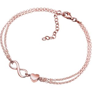 Elli damesarmband 925 zilver One Size Roségoud 32020167