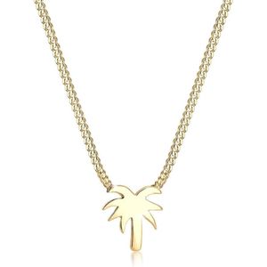 Elli Halsketting Palm 925 Sterling Zilver