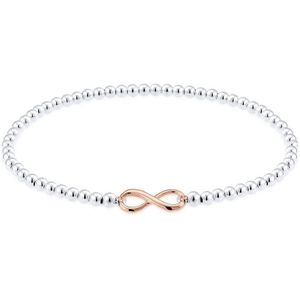 Infinity - Armband - Roségoud - 925 Sterling Zilver - Hoogglans Gepolijst