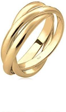 Ring - Zilver - 925 Sterling Zilver - Drie Verstrengelde Ringen