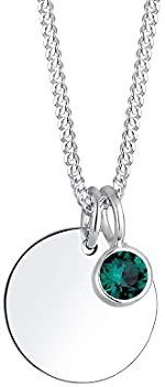 Elli - Halsketting - Zilver - Swarovski-Kristallen - 45 cm