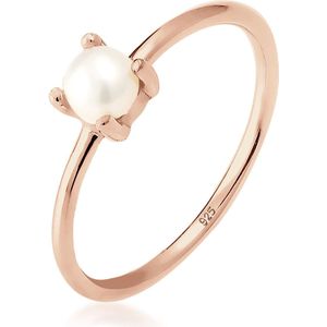 Elli - Damesring - Zilver - Zoetwaterparel - Handgemaakt op Bali