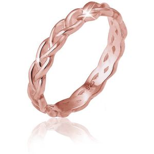 Elli Ring - gedraaide look - Rosegold - 17.75mm