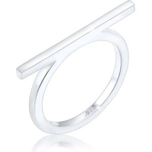 Elli Fingerring »Geo Minimal Trend Steg 925 Silber«