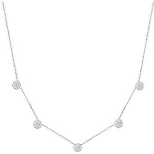 Elli ♔JW5) damesketting met hanger 925 sterling zilver zirkonia 0109811817_40